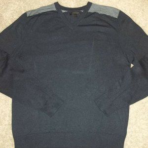 Excellent Condition Mens EXPRESS Lightweight V-neck Sweater (Large)